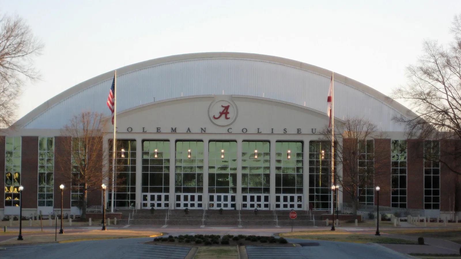 Coleman Coliseum on the University of Alabama campus in Tuscaloosa