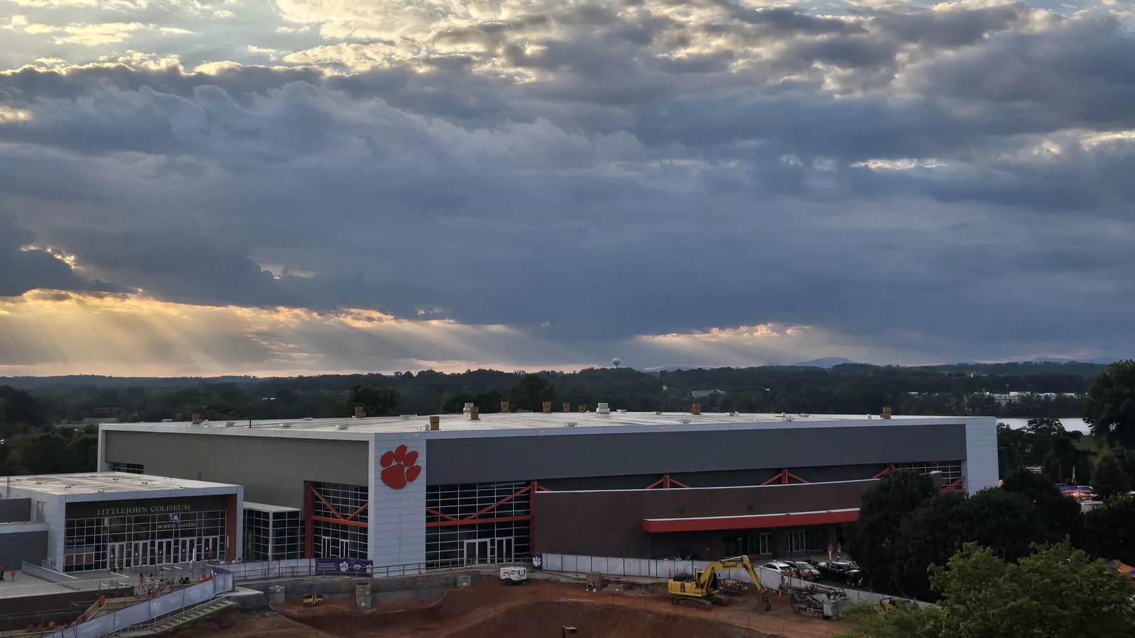 Littlejohn Coliseum on the Clemson University campus