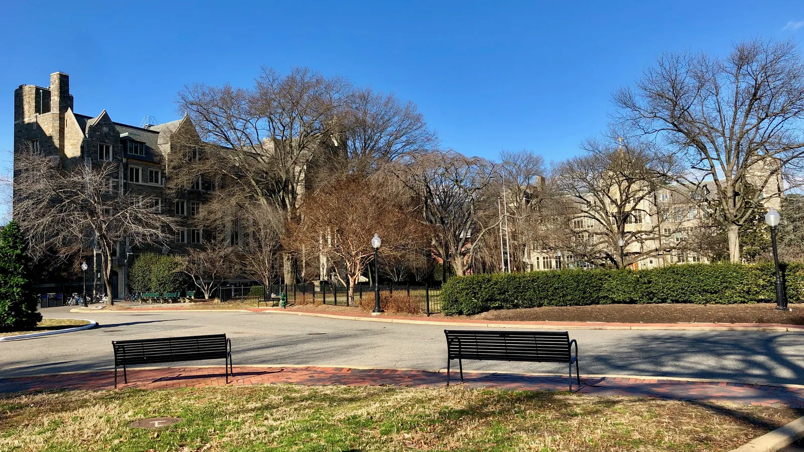 Copley Lawn on Georgetown University's main campus