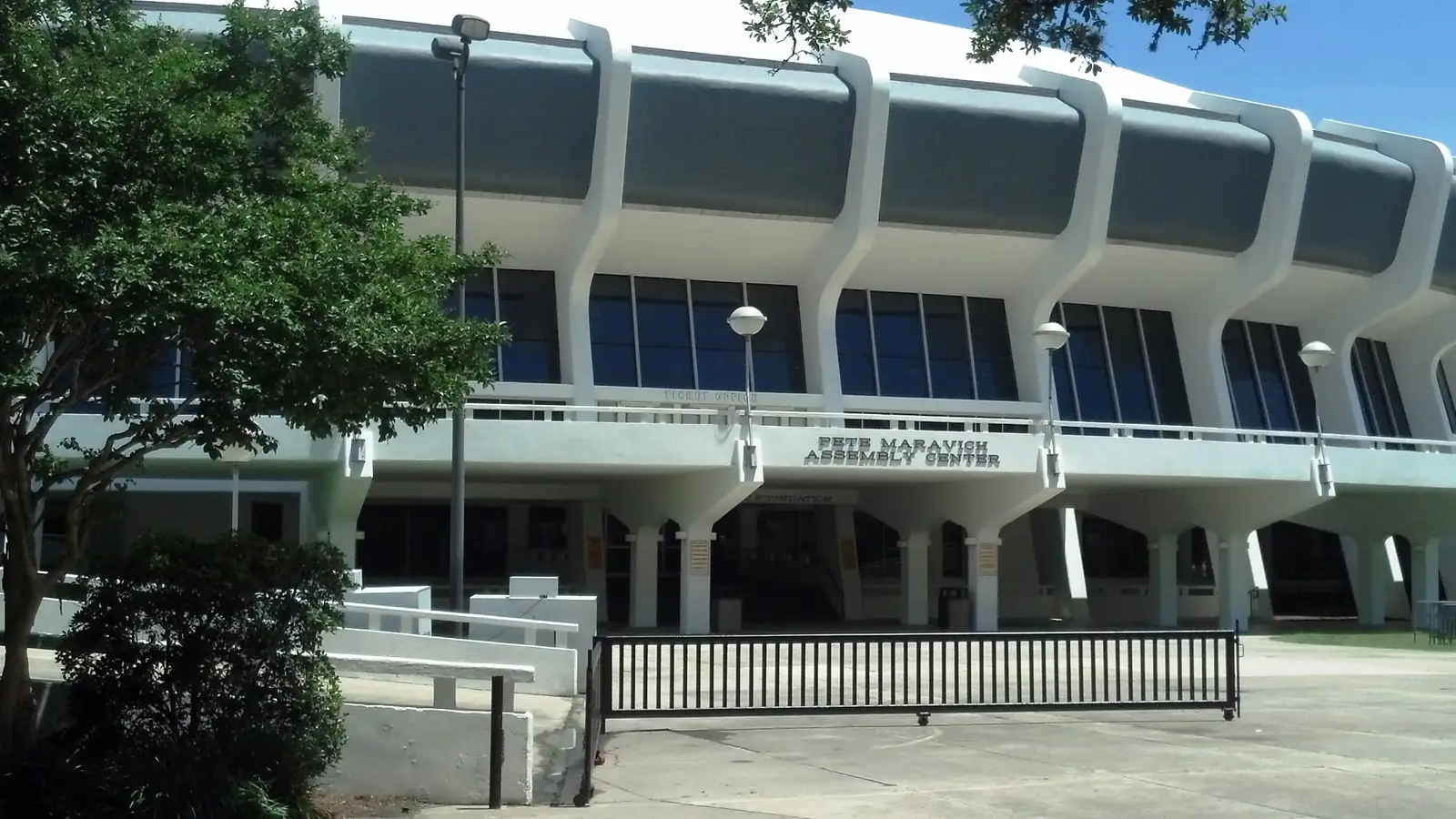 The Pete Maravich Assembly Center on the LSU campus in Baton Rouge