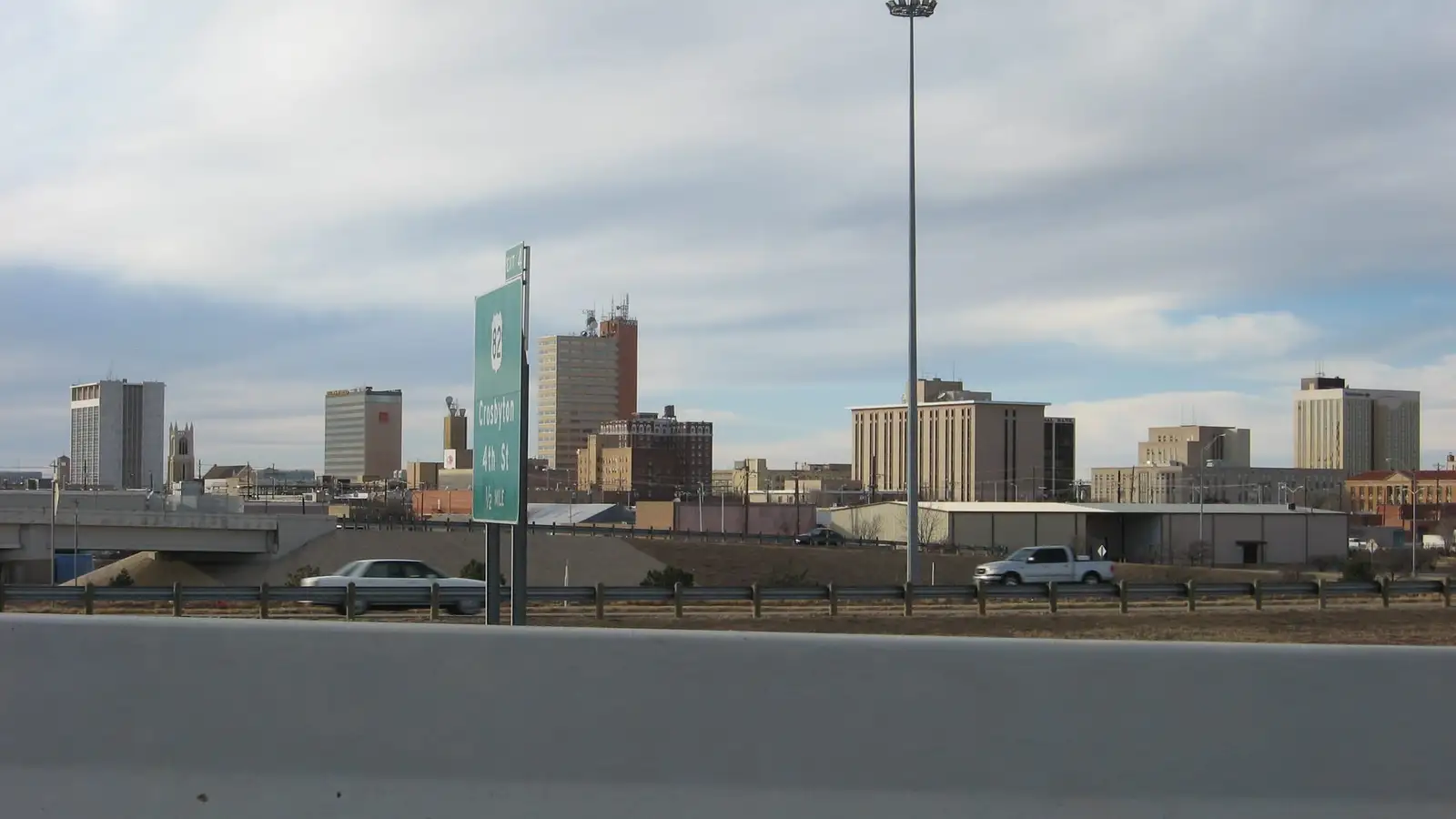 Downtown Lubbock, Texas, near the Texas Tech University campus
