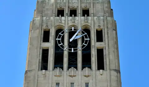 Burton Memorial Tower on the University of Michigan's central campus