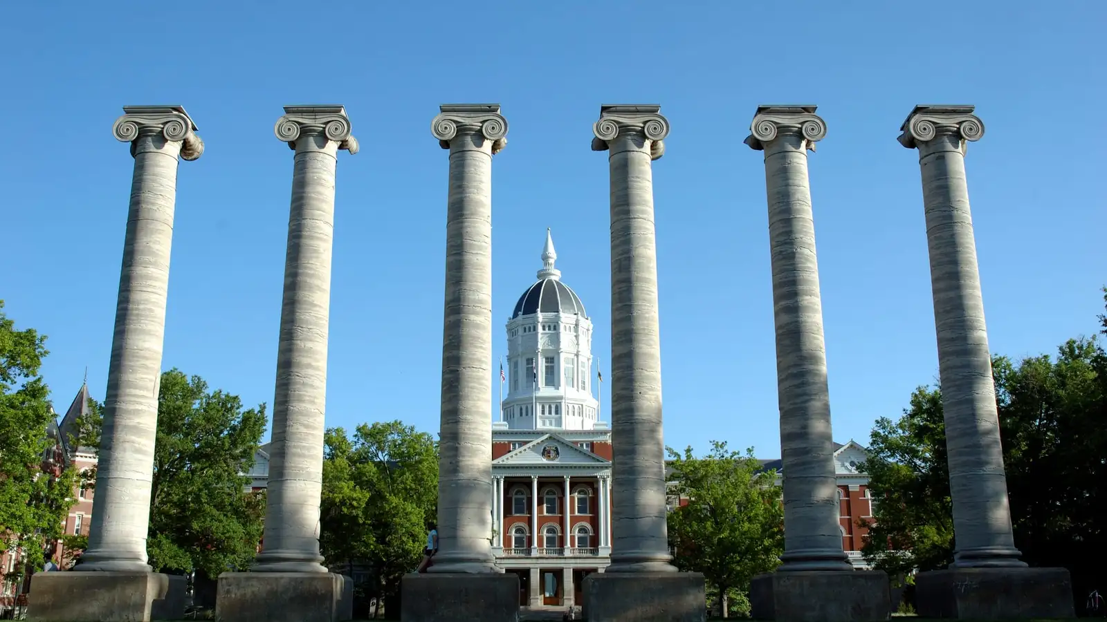 Jesse Hall on the University of Missouri campus in Columbia