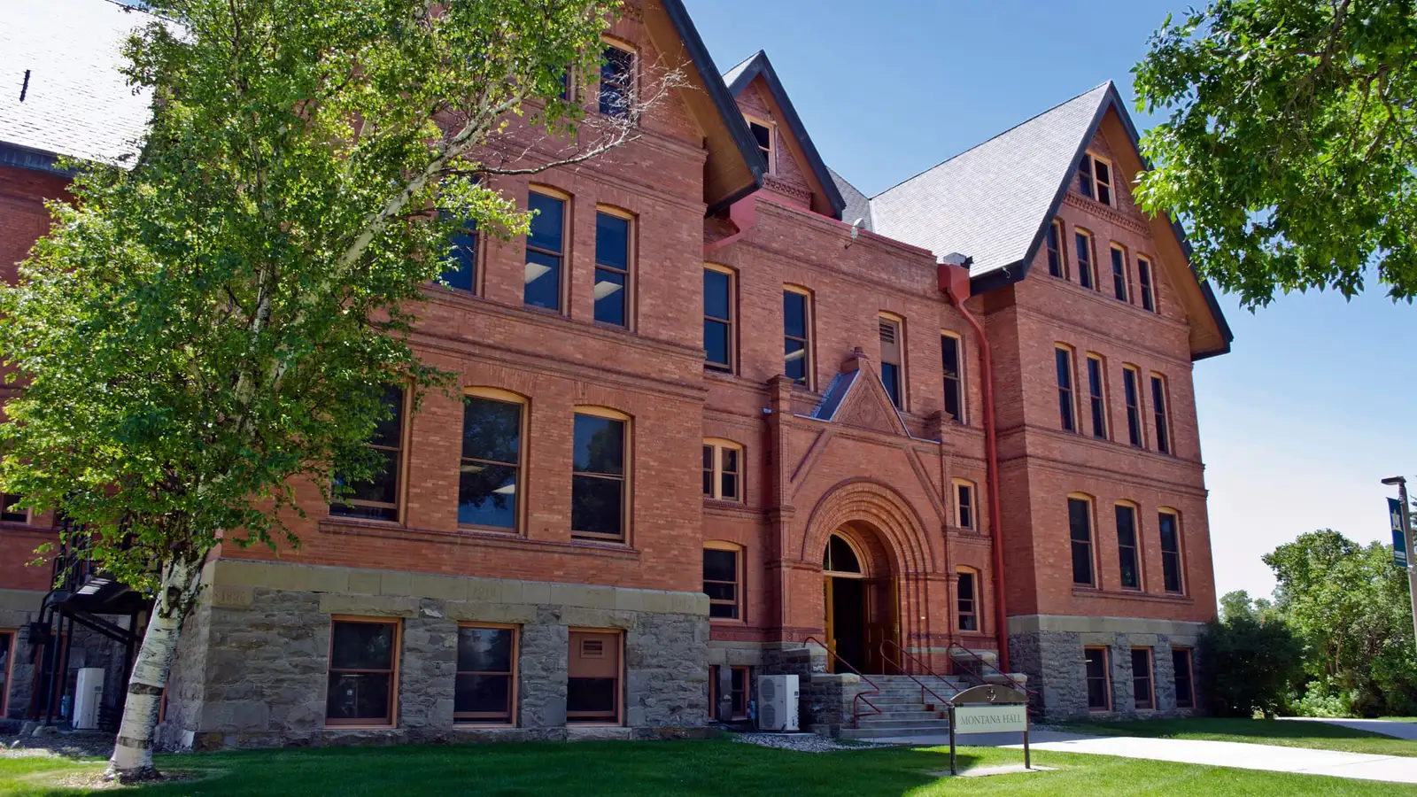 Montana Hall on the Montana State University campus in Bozeman