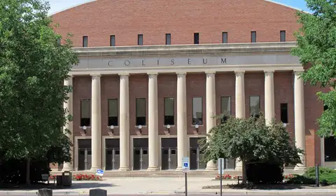 The University of Nebraska Coliseum on the Lincoln campus