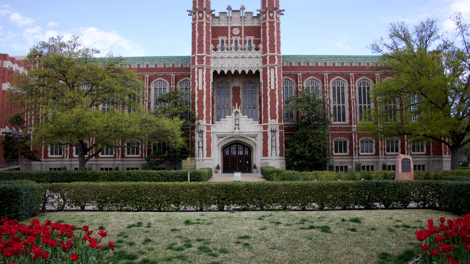 Bizzell Memorial Library on the University of Oklahoma campus in Norman
