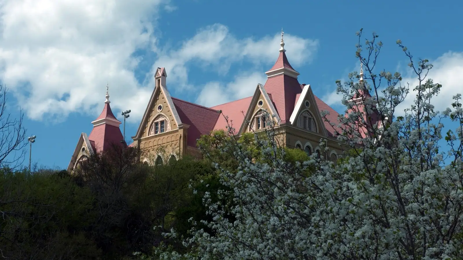 Old Main on the Texas State University campus in San Marcos