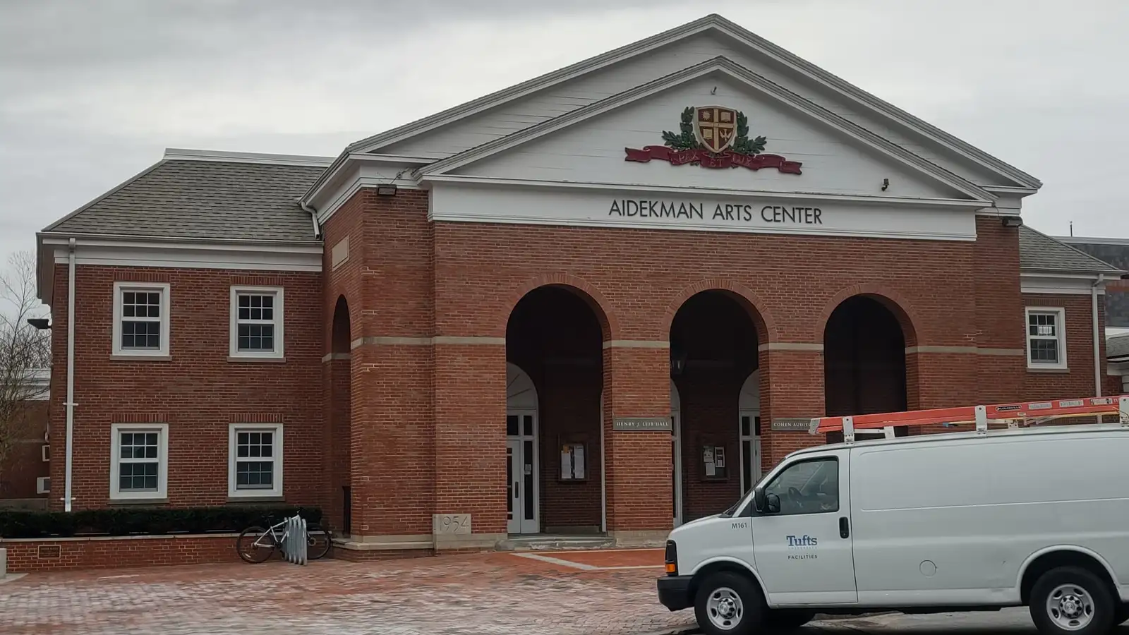 The Aidekman Arts Center on the Tufts University campus in Medford, Massachusetts