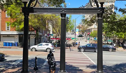 The Arch at the University of Georgia entrance in downtown Athens, GA