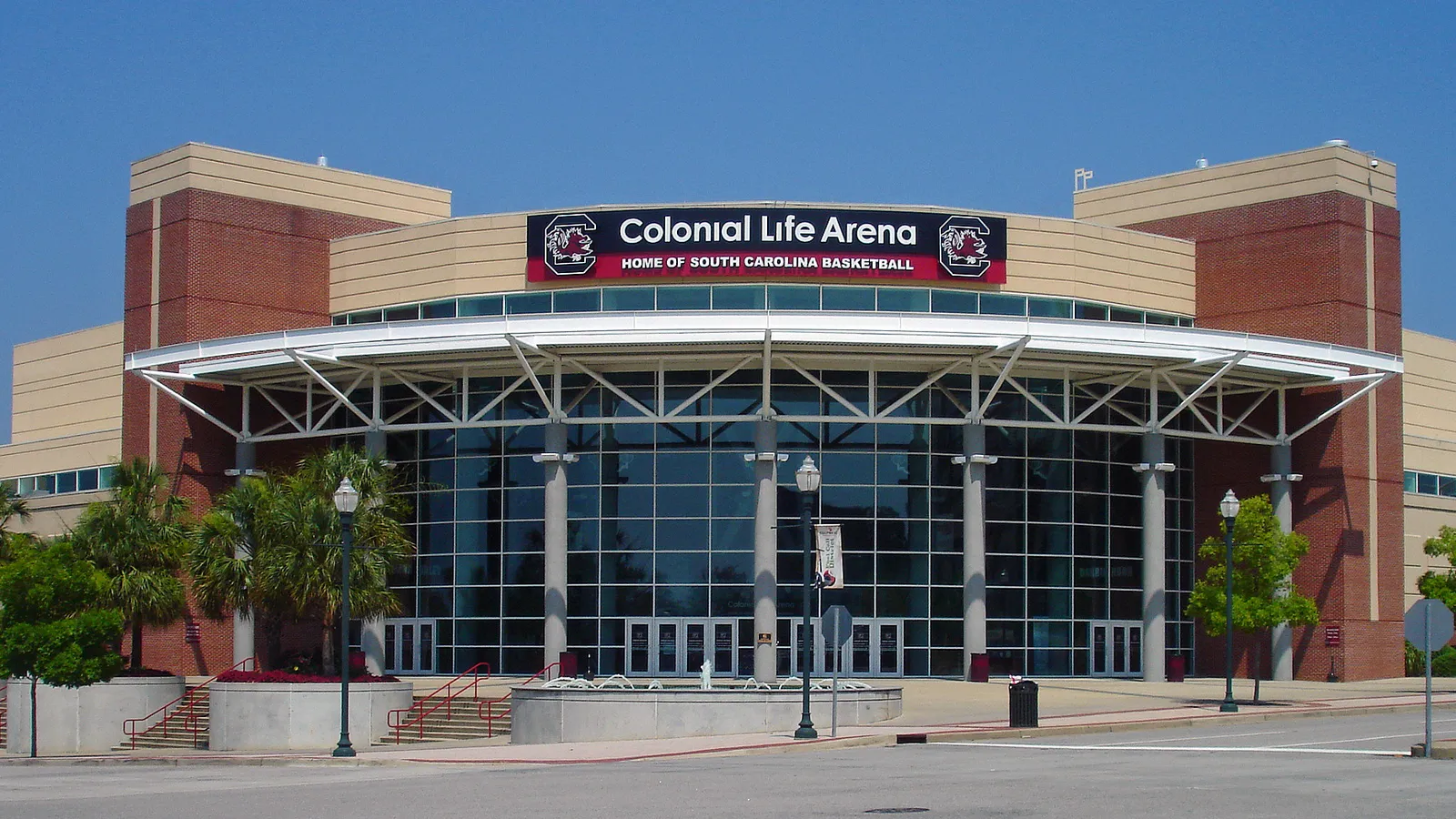 Colonial Life Arena on the University of South Carolina campus in Columbia