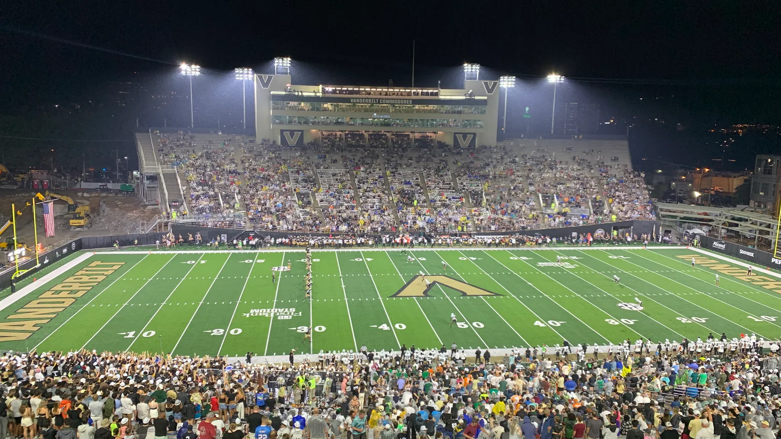 FirstBank Stadium at Vanderbilt University during a football game